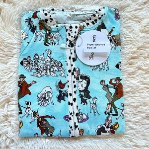 Showstoppers Puppy Love 101 Dalmatians Shorty 3T NWT